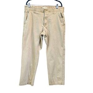 LEE Men's Extreme Comfort Straight Fit Performance Series Pants Khaki 34x28